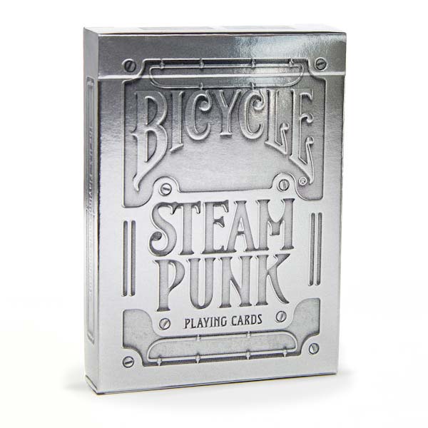 

Игральные карты для покера Bicycle Steampunk Silver