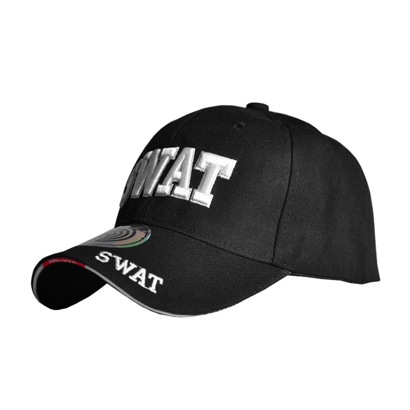 

Бейсболка Han-Wild SWAT Черный тактическая брендовая