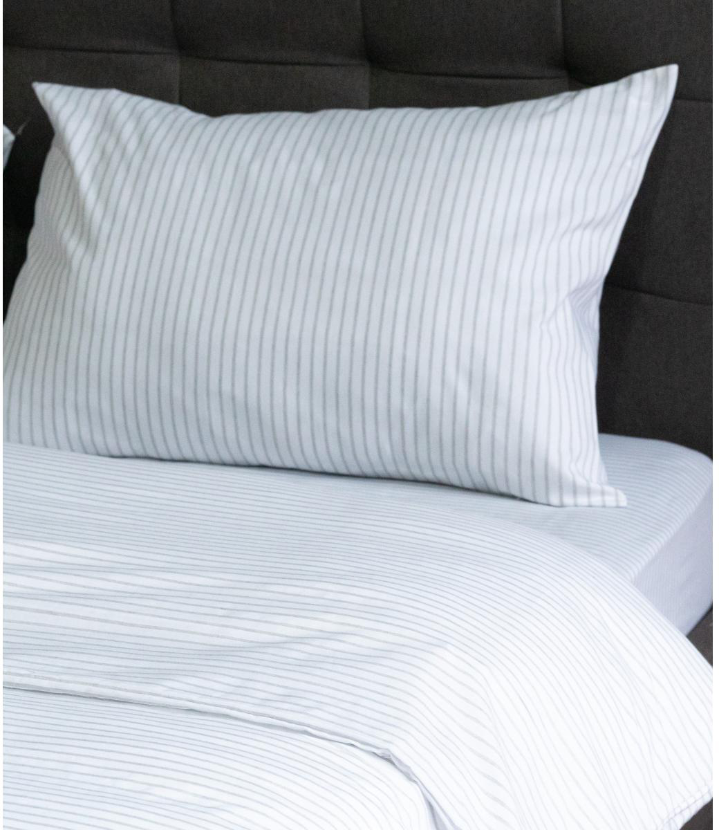 

Постельный комплект U-tek Hotel Collection Cotton Stripe Grey 10 полуторный евро