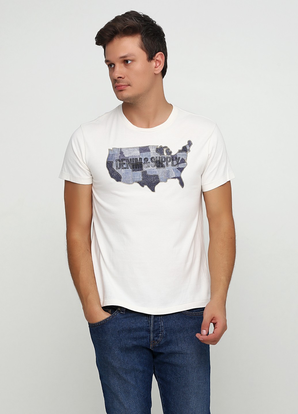 

Футболка мужская RALPH LAUREN М молочная 2103731