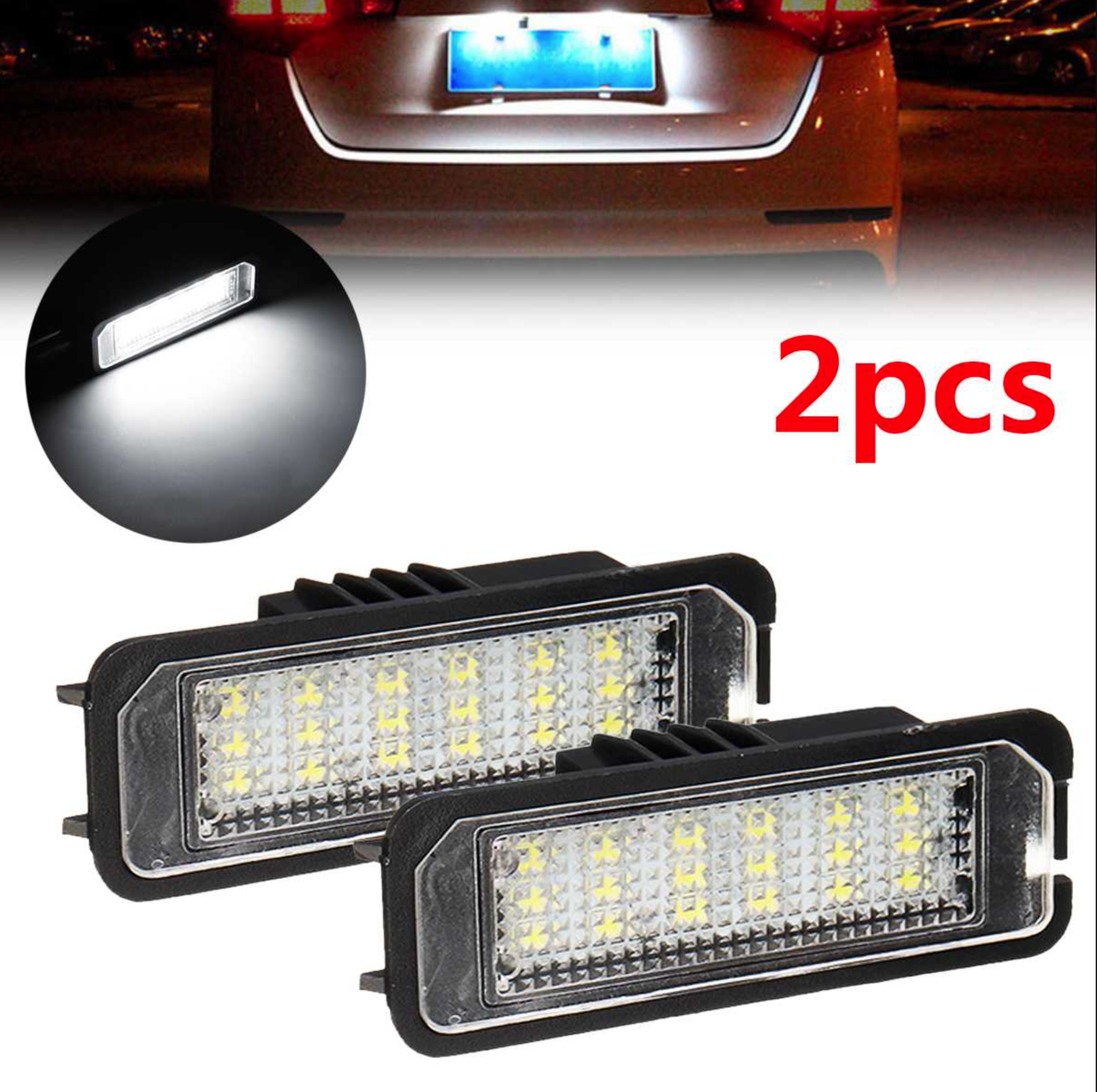 LED подсветка номера для SKODA (Шкода) CountryMan Superb 2008-2015 ...