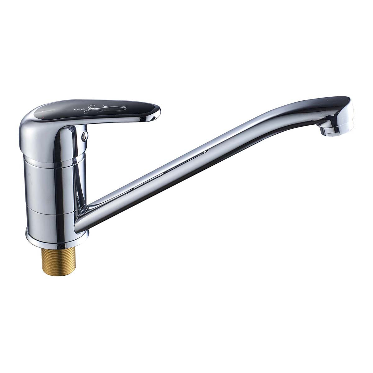 

Смеситель для кухни HAIBA MAGIC 555 черная ручка на гайке (ST3565)