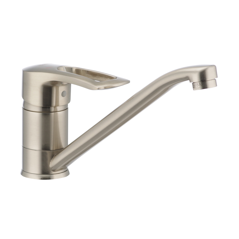 

Смеситель для кухни Haiba HANSBERG 004 нержавейка (ST3186)