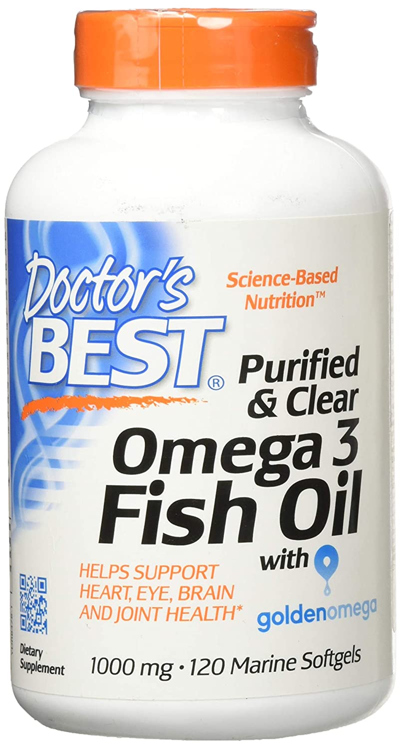 

Специальный продукт Doctor's Best Omega 3 Fish Oil with Goldenomega 120 капсул (4384302762)