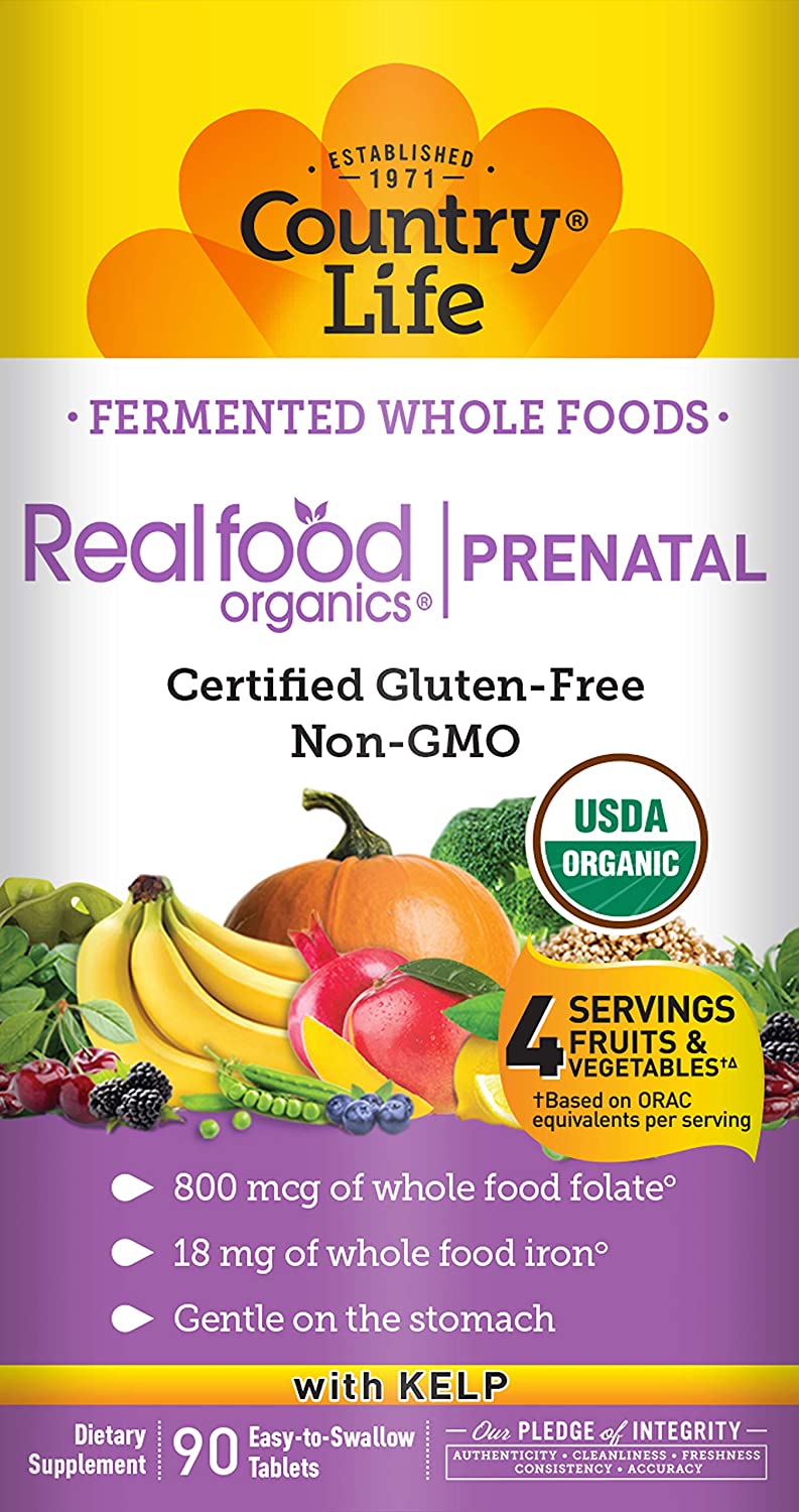 

Витамины Country Life Realfood Organics Prenatal Daily Nutrition 90 таблеток (4384302775)