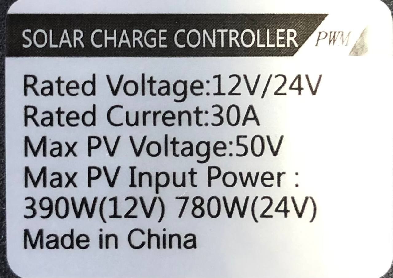 Контроллер заряда разряда W88-C 30А 12 - 24в ШИМ usb: цена 299 грн