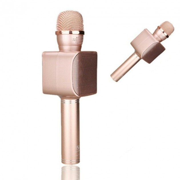 

Беспроводная портативная колонка + блютуз караоке микрофон 2 в 1 Magic Karaoke YS-68 Светло-розовый