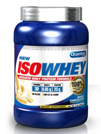 

Сывороточный протеин Quamtrax Iso Whey 908 г - банан