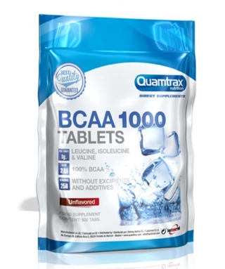 

BCAA в таблетках и капсулах Quamtrax BCAA 1000 - 500 таб