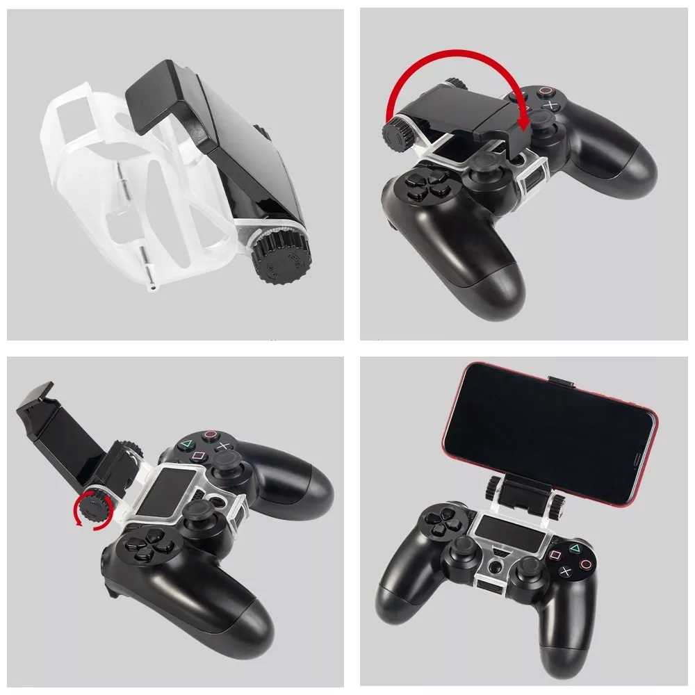 Держатель-зажим DOBE для мобильного телефона и для геймпада DualShock 4  консоли-приставки Sony PlayStation 4 (PS4 PRO / PS4 Slim / PS4 Fat) – фото,  отзывы, характеристики в интернет-магазине ROZETKA от продавца: Playsole