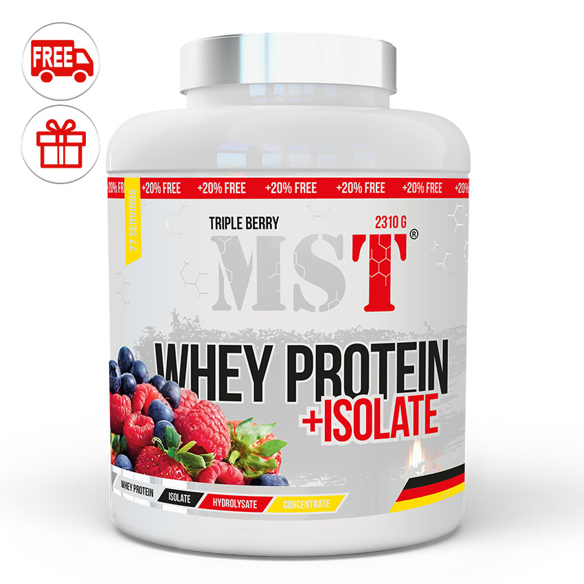 

Протеин MST Nutrition Whey Protein Isolate 2310 г Ягодный