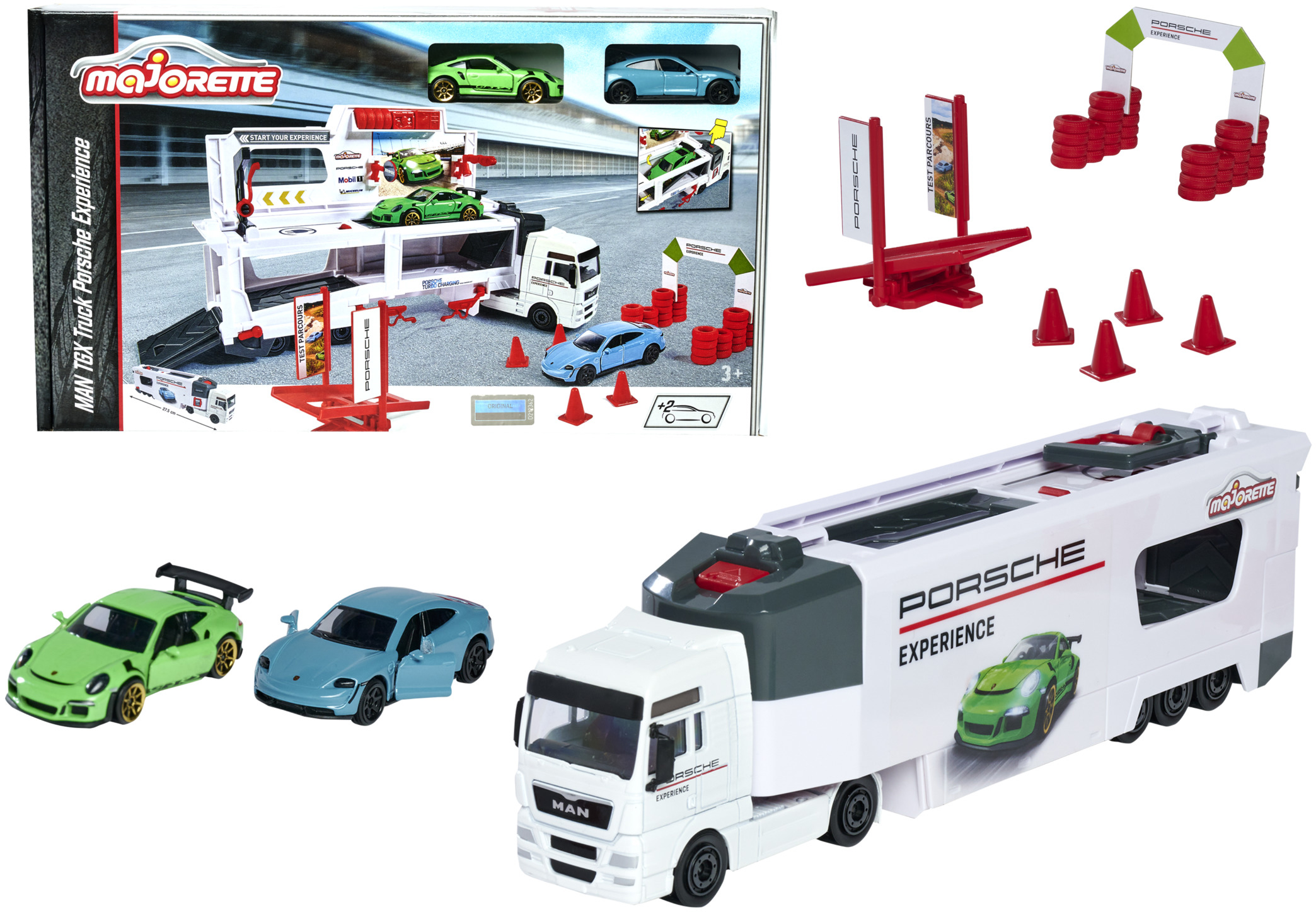 Игровой набор Majorette Трейлер МАН перевозчик Порше (3467452063125 ...