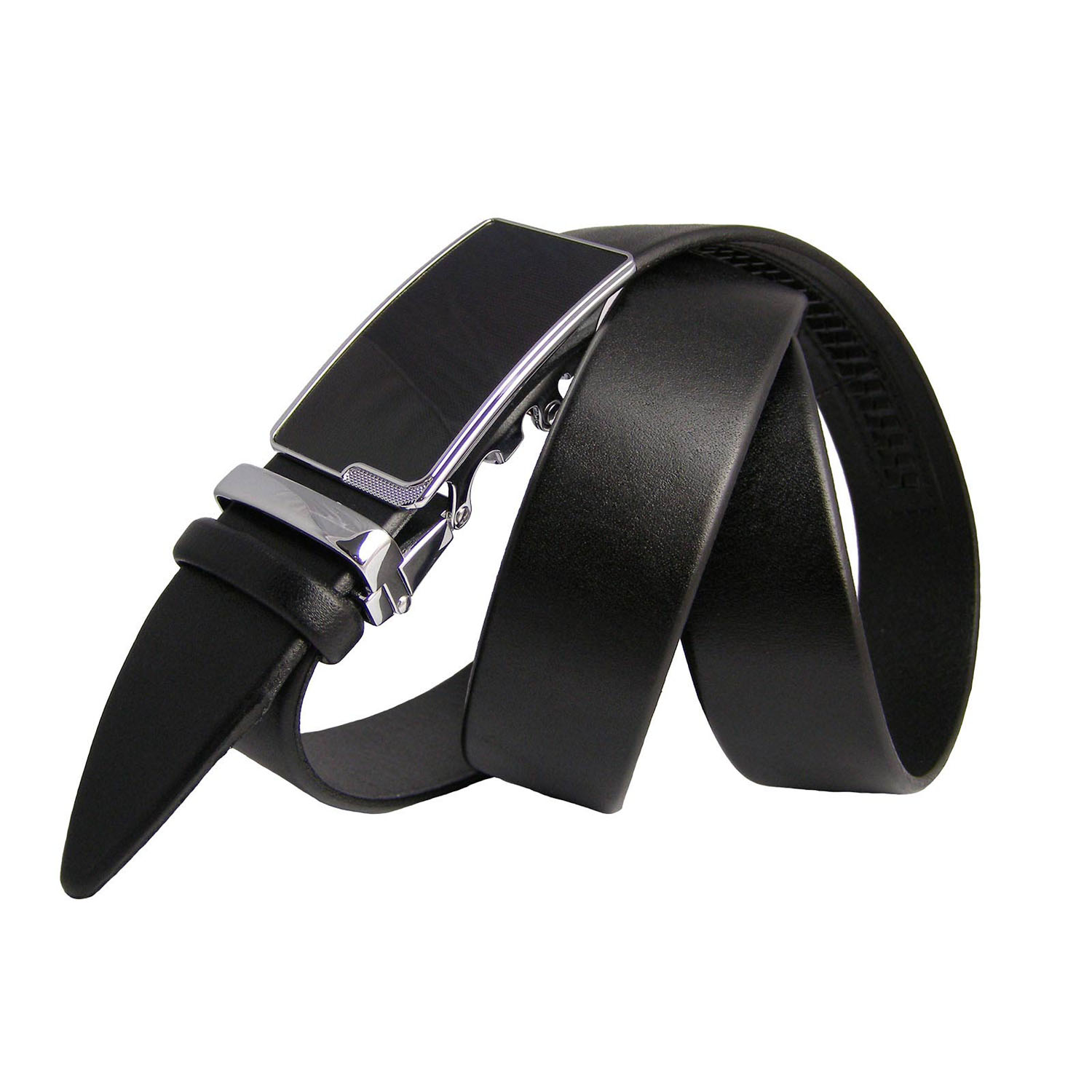 

Кожаный мужской ремень JK Черный