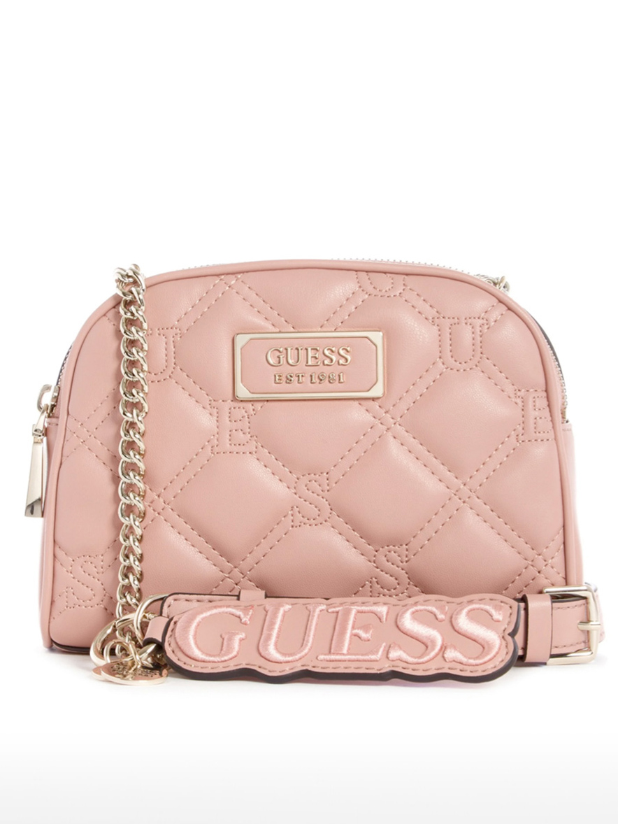 

Женская сумка Guess Lolli Quilted mini 90 Пудра