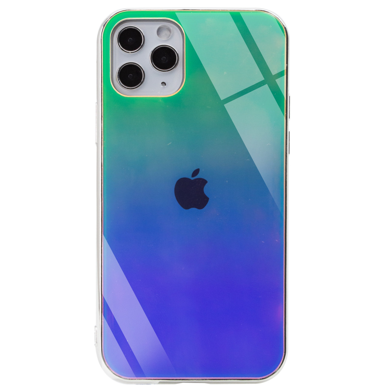 

TPU+Glass чехол Epik Gradient Rainbow с лого для Apple iPhone 11 Pro Max (6.5") Зеленый