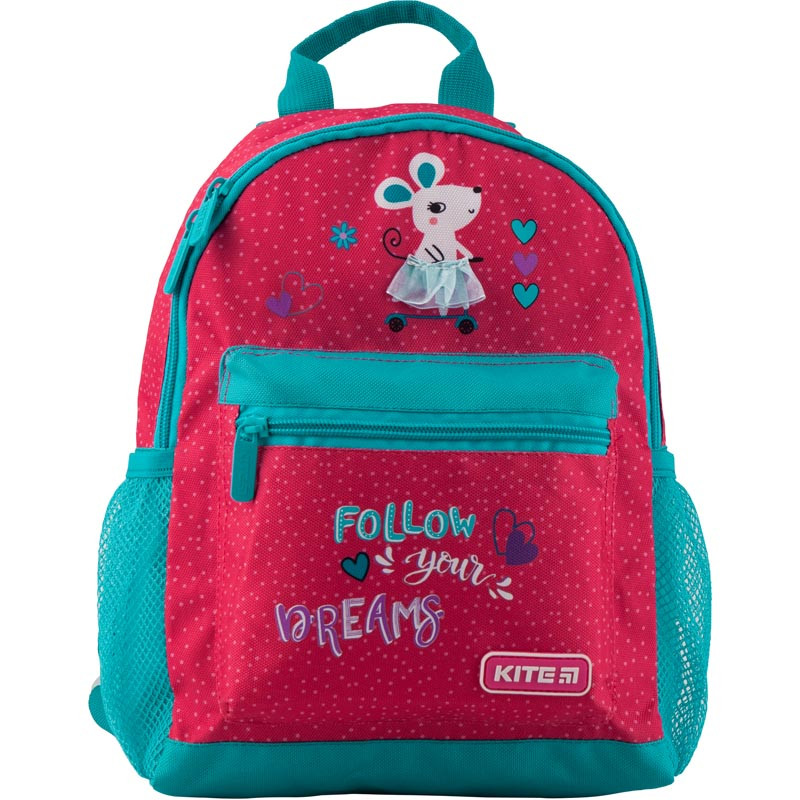 

Рюкзак дошкольный Kite Kids Follow Your Dreams 30х22х10 см 7 л Розовый (K19-534XS-2)