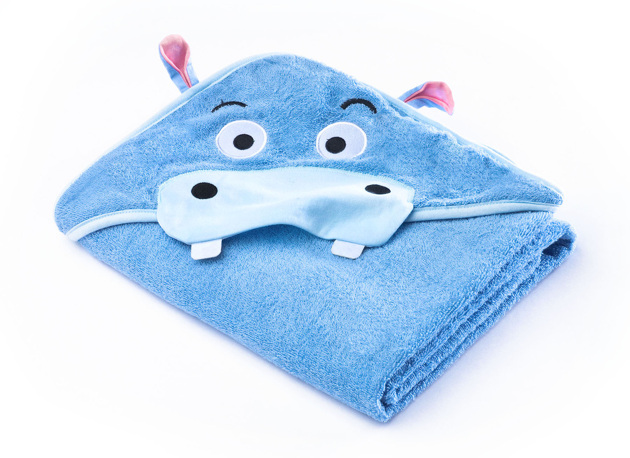 

Детское махровое полотенце с уголком Sensillo Water Friends Blue
