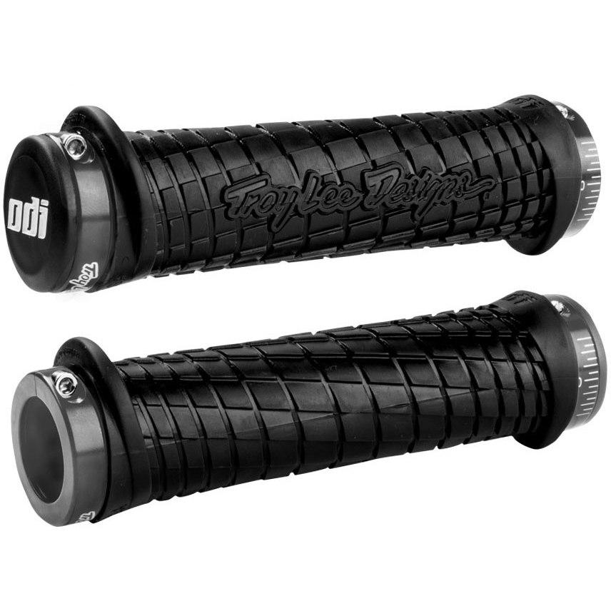 

Грипсы ODI Troy Lee Designs Signature MTB Lock-On Bonus Pack (черные с серыми замками)