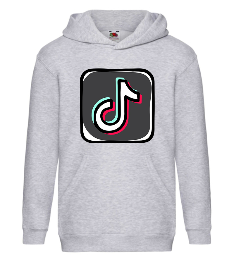 

Худи для девочек Fruit of the Loom Tik Tok (Тик Ток) Серый 164 см CHHUTT4XD164SS