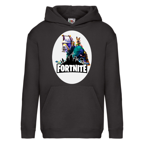 

Худи для девочек Fruit of the Loom Fortnite (DJ Yonder Эм Си Лама Фортнайт) Черный 164 см UDJD164m