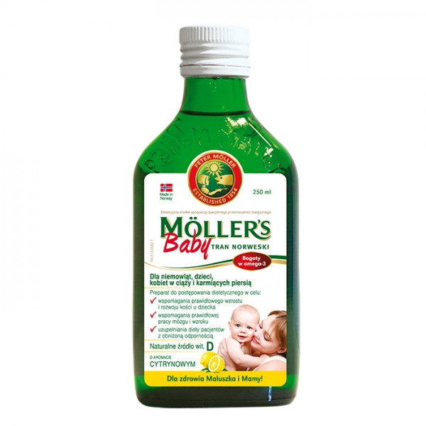 

Рыбий жир Mollers baby + omega 3 250 мл