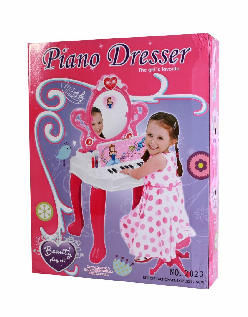 

Игровой набор Toys Пианино-Трюмо, с аксессуарами и стульчиком (ftsd-507)
