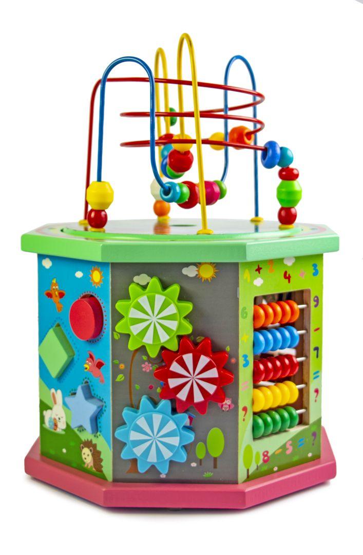 

Деревянная развивающая игрушка-сортер Toys 10 в 1, с пальчиковым лабиринтом (ftsd-306)