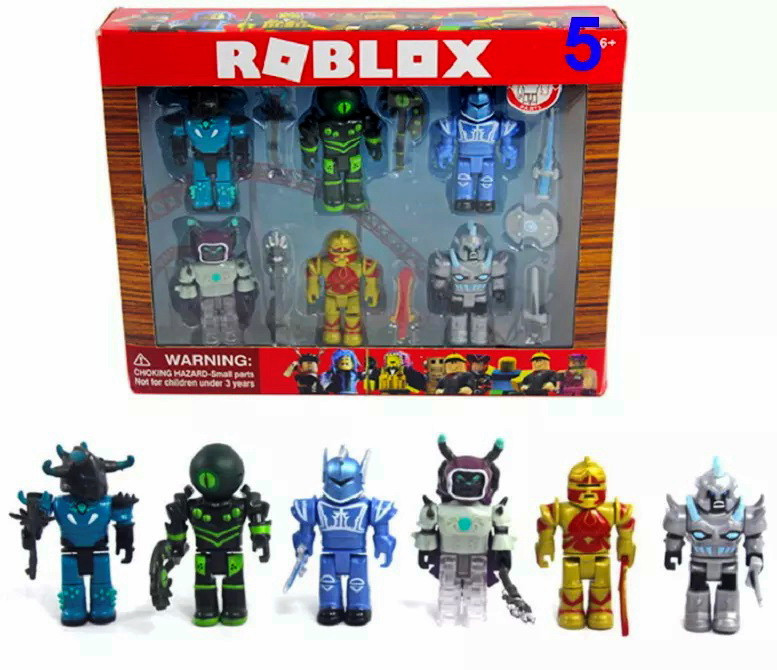 

Набор фигурок Roblox "Рыцари в доспехах": 6 фигурок с предметами