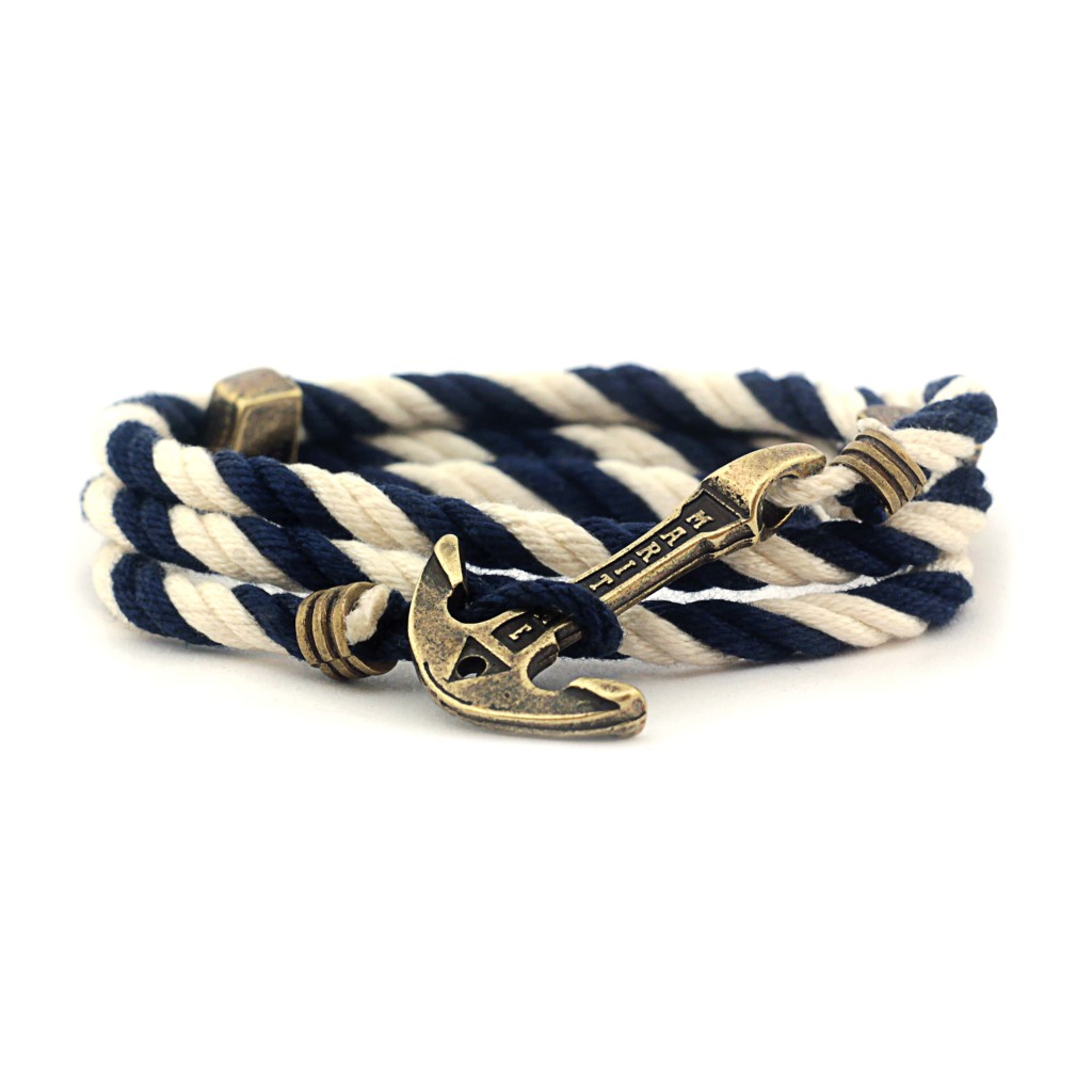 

Браслет с якорем MARITIME Nautical Dawn Сине-белый