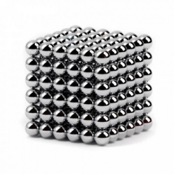 

Неокуб Neocube 216 шариков 5мм в металлическом боксе серебристый (45721) NEW DESIGN