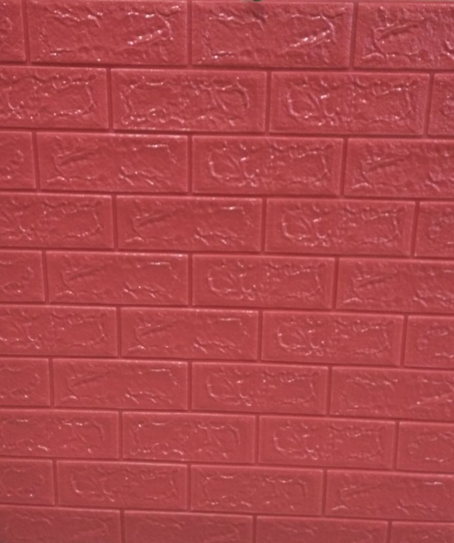 

Самоклеящаяся 3D панель обои Sticker Комплект 5шт. Wall 700x700x5мм. Шумоизоляционные Гипоалергенные Сертифицированные Красная