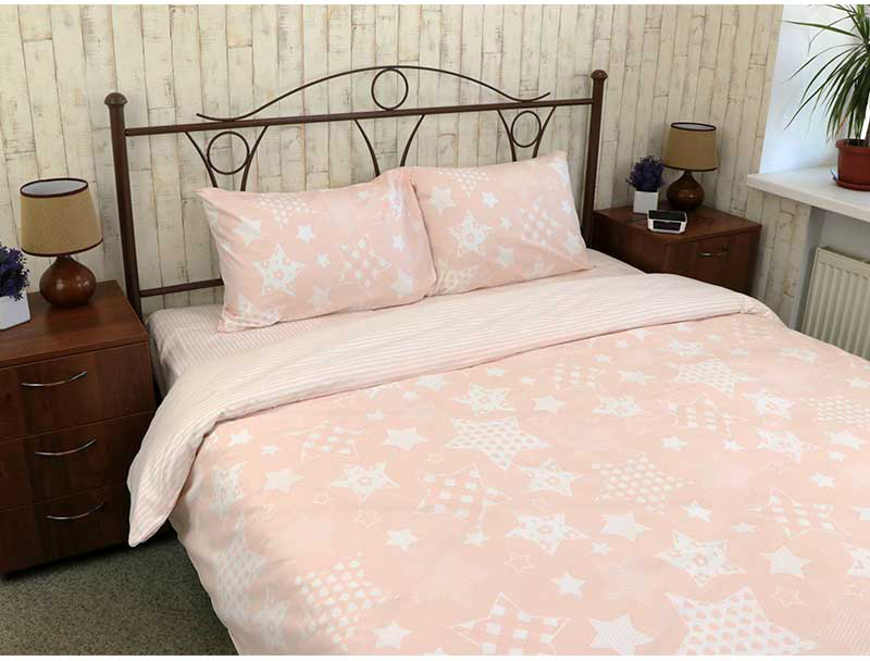 

Комплект постельного белья Руно Бязь набивная 143х215 Beige star (1.114Б_Beige star)
