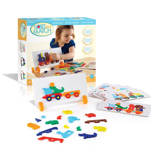 

Игровой набор Guidecraft Manipulatives Поезд с животными (G5092)