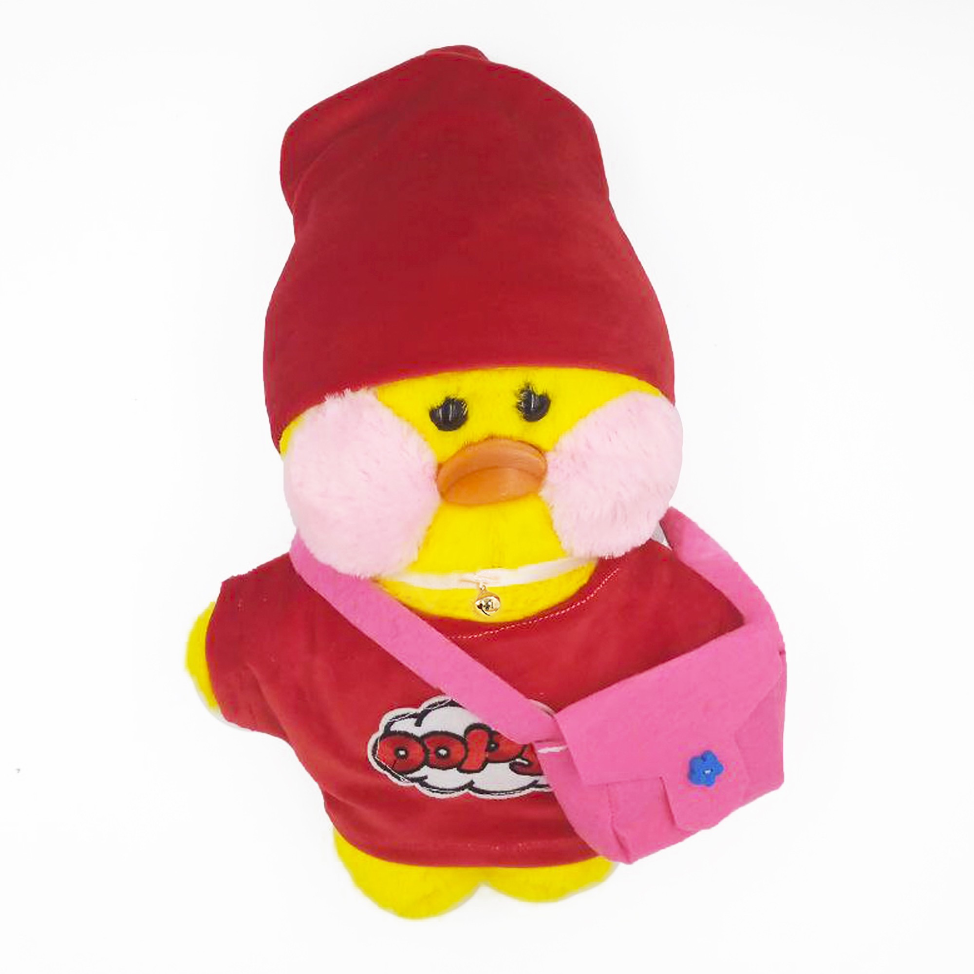 Плюшевая кукла уточка ЛаЛаФанФан с комплектом одежды LaLafanfan Duck ...