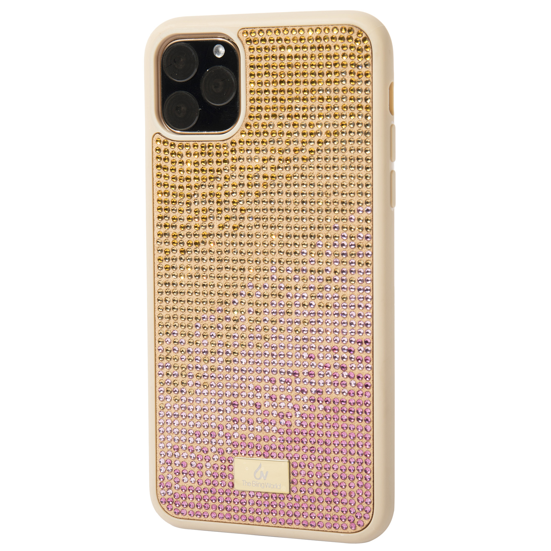 

TPU чехол Bling World Rainbown Design для Apple iPhone 11 Pro (5.8") Золотой