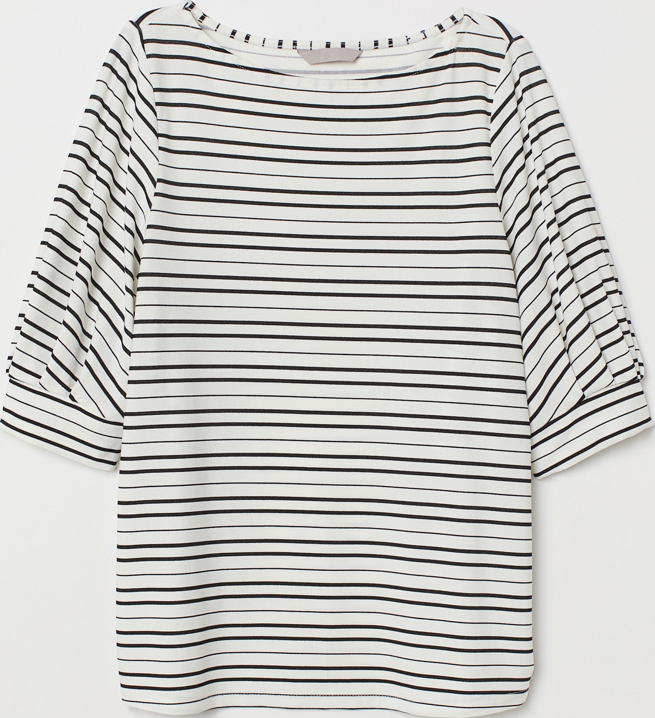 

Блузка H&M 06640740 L Бело-черная