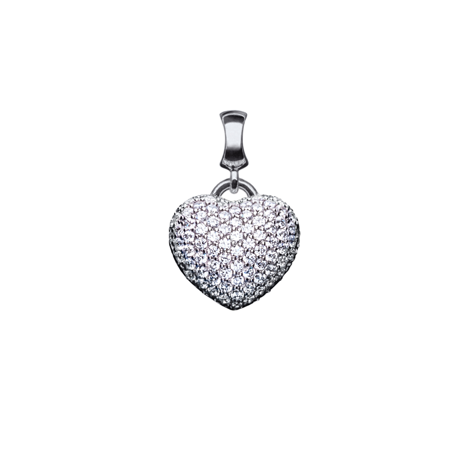 

Срібний шарм серце n.1 small cava.cool