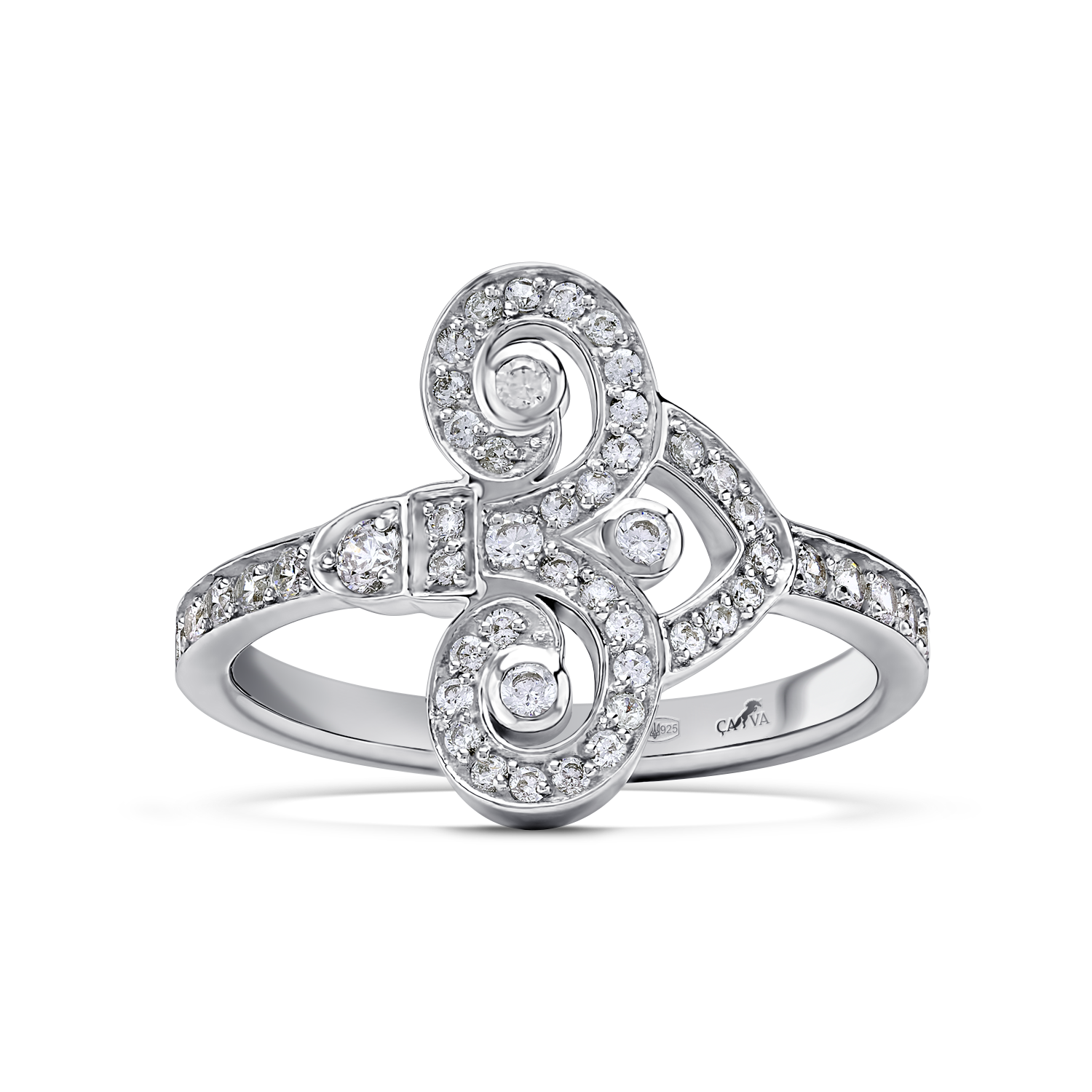 

Срібна каблучка carol 16.5 cava.cool