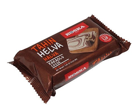 Халва турецкая кунжутная тахинная с какао Koska 200 г от продавца ...