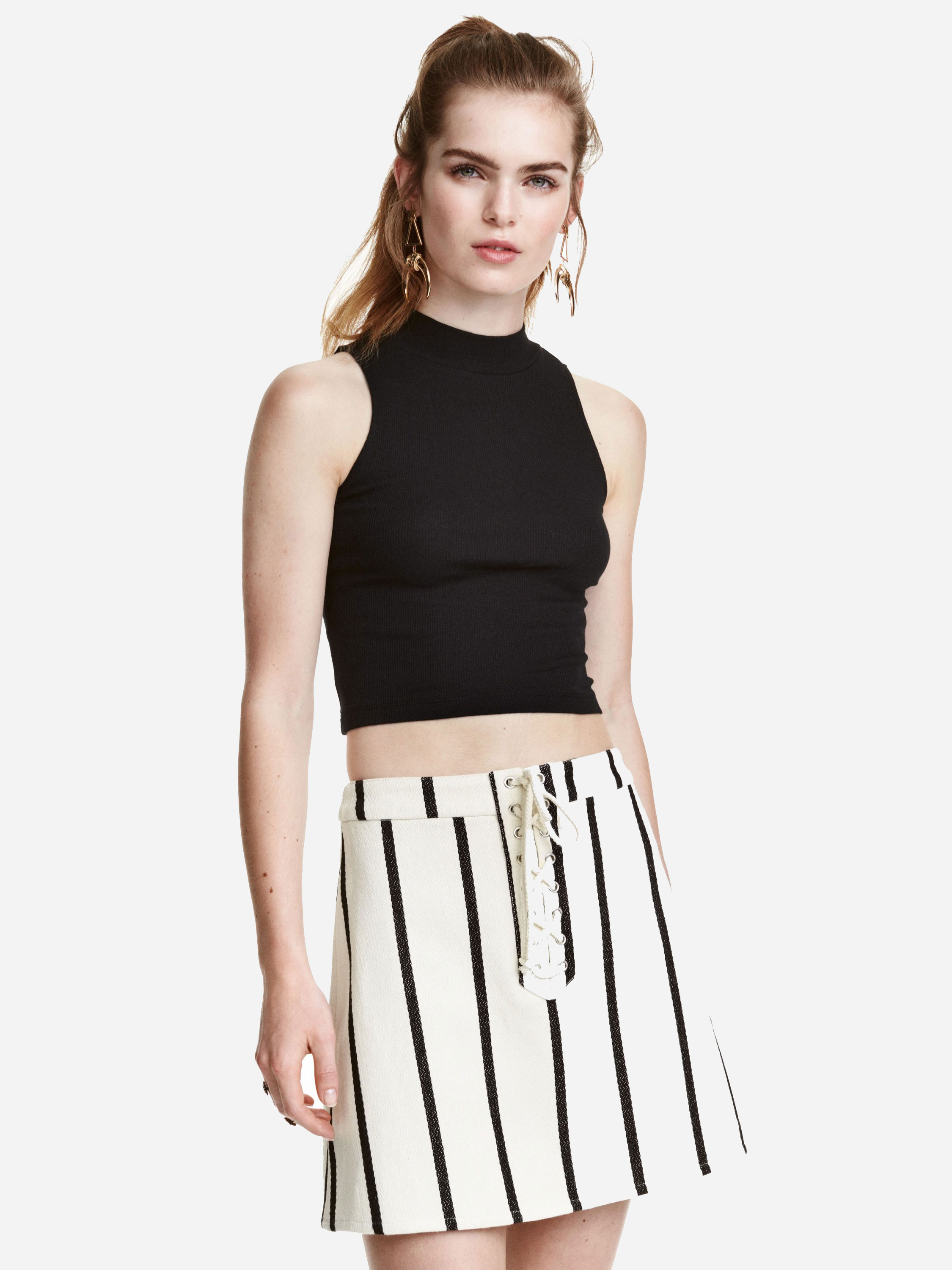 

Юбка H&M 4095334 42 Белая