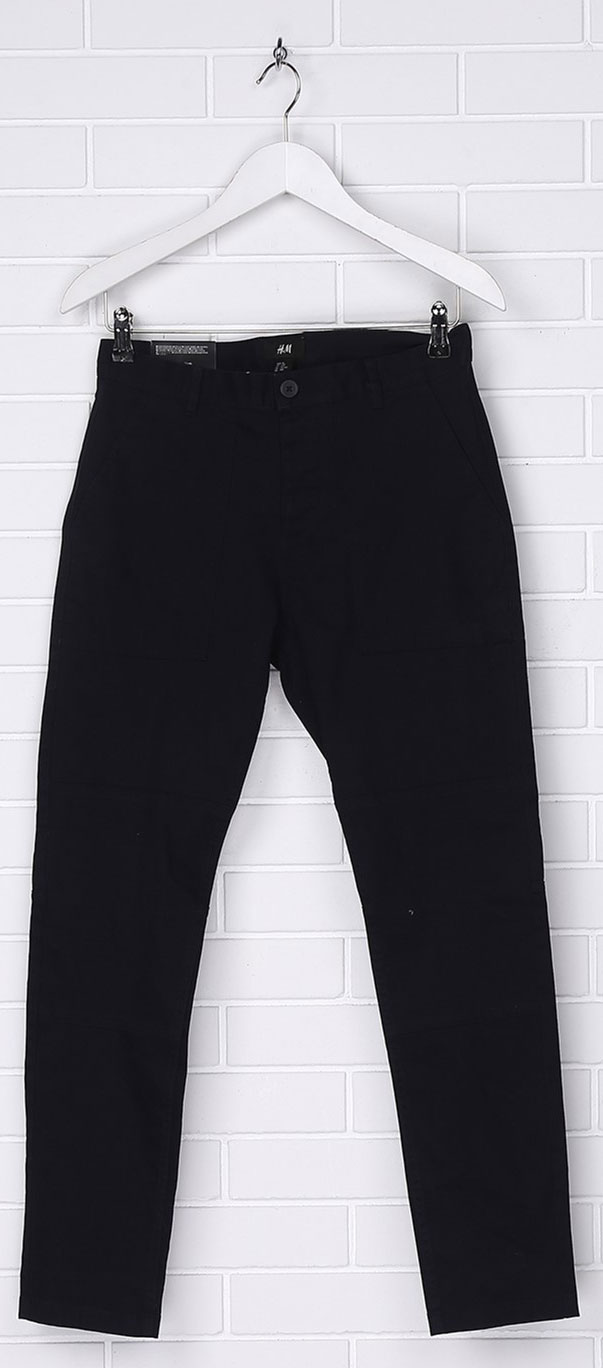 

Брюки H&M 4514085 44 Темно-синие