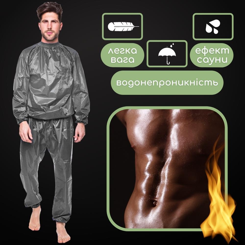 Эффективный костюм-сауна для похудения Весогонка-термокостюм Sauna Suit ...