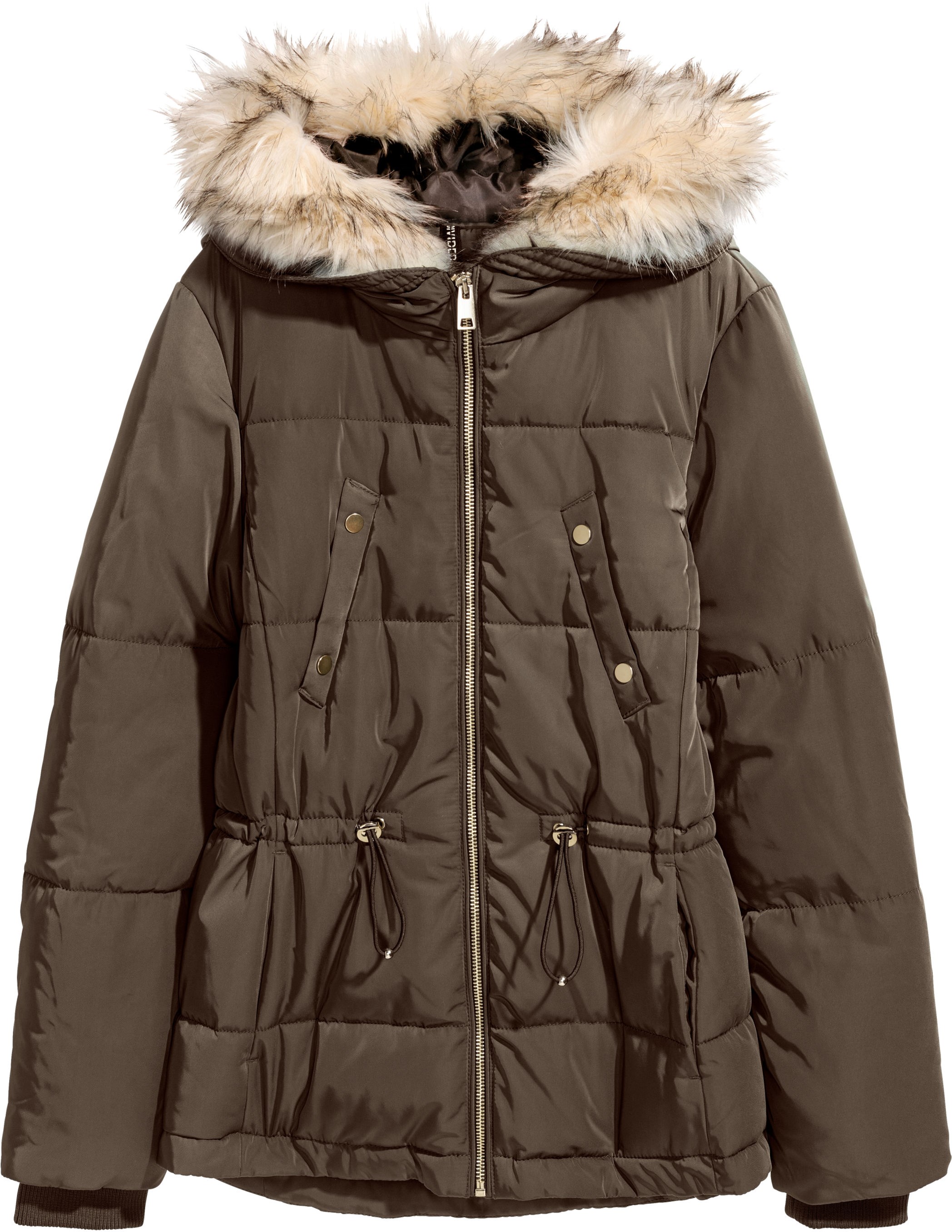 

Зимняя куртка H&M 3095096 38 Коричневая