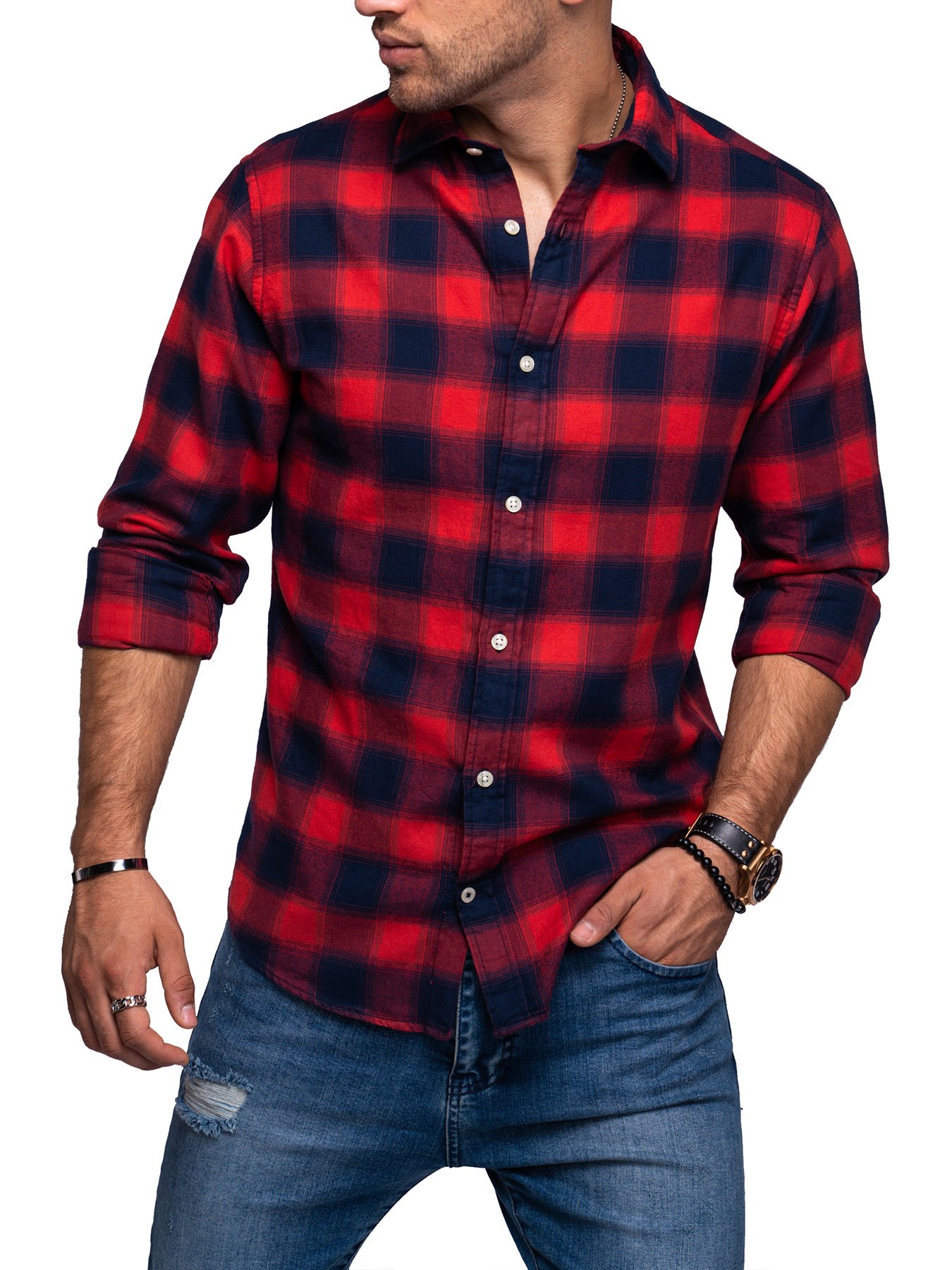 

Рубашка Jack & Jones Tango Red S красный