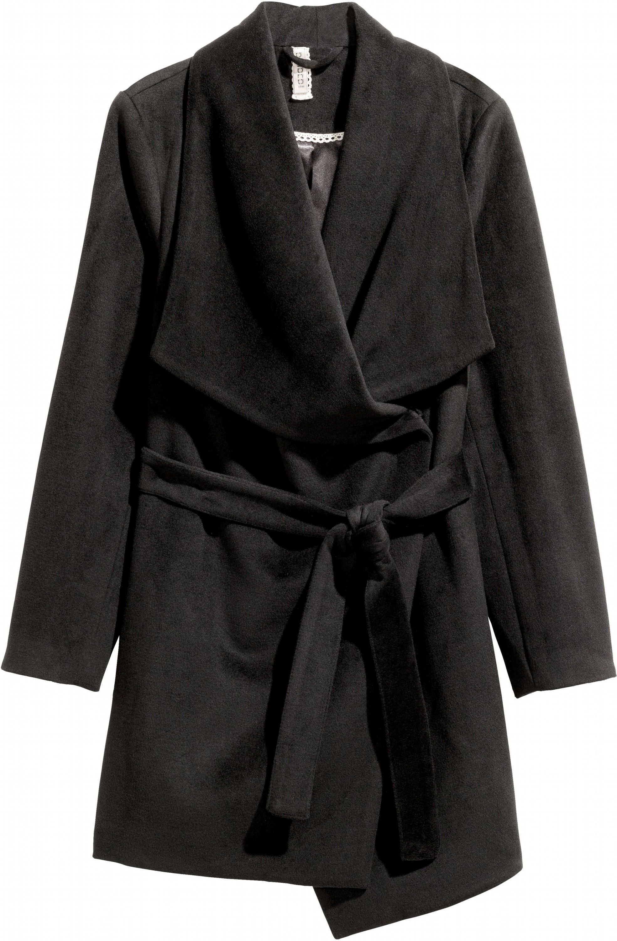 

Пальто H&M 4371506 36 Черное