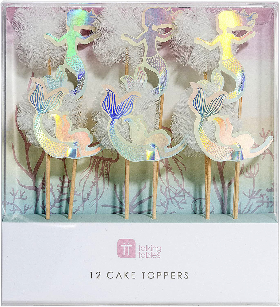 

Декор для пирожных и тортов Talking Tables Русалочка 12 шт (MERMAID-TOPPERS) (5052715088847)