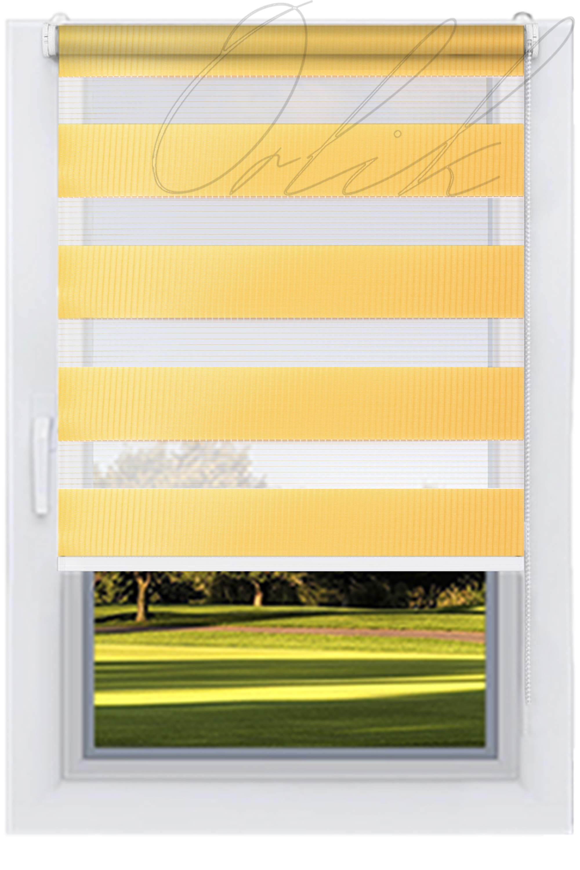 

Ролета тканевая DECOLUX 42,5х160 Серия, ZA, оранжевый, мини 19, белый