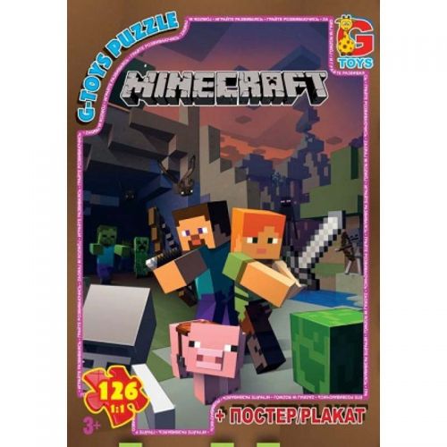 Пазл G-Toys із серії "Minecraft" (Майнкрафт), 117 елементів MC775 ...