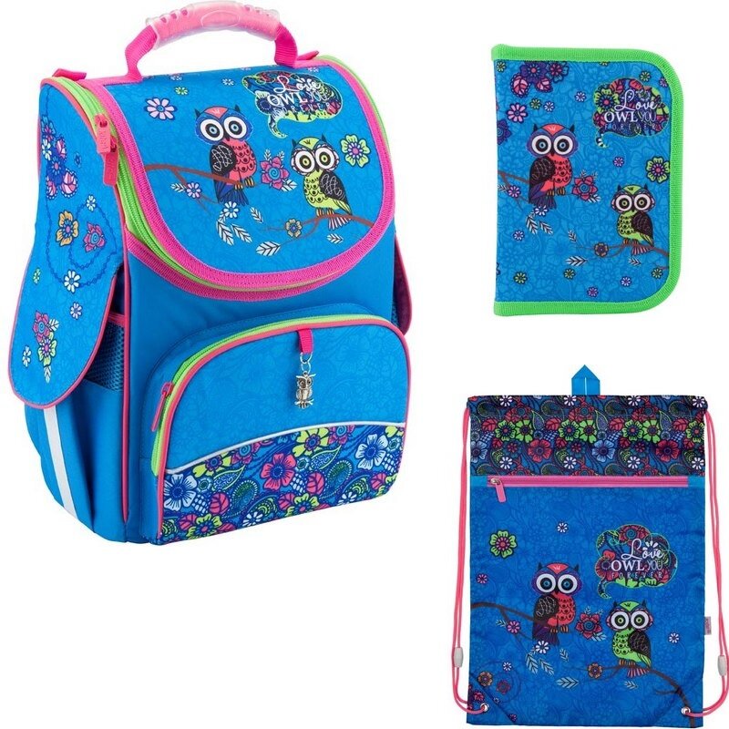

Рюкзак укомплектованный Kite K18-501S-6N Pretty Owls