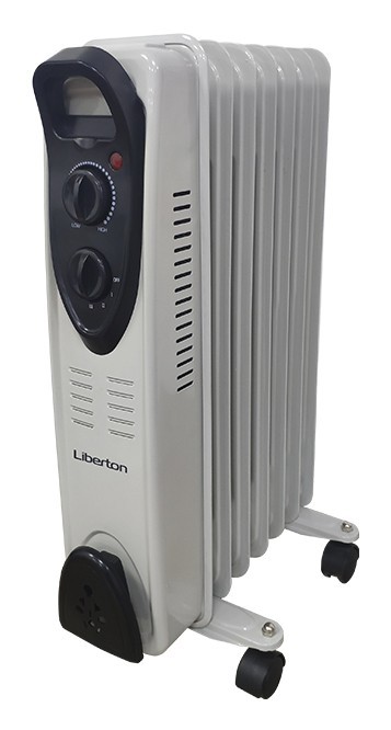 Масляный радиатор обогреватель напольный электрический Liberton LOH .